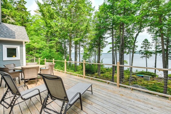 Ellsworth Vacation Rental | 3BR | 3BA | 2,800 Sq Ft | Stairs Required