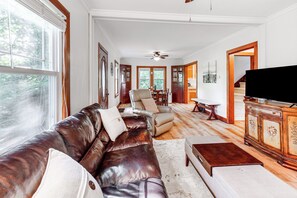 Living Room | 1st Floor | 2-Story Home | Central A/C & Heating