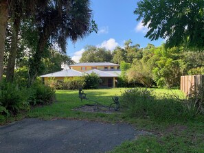 View from the driveway