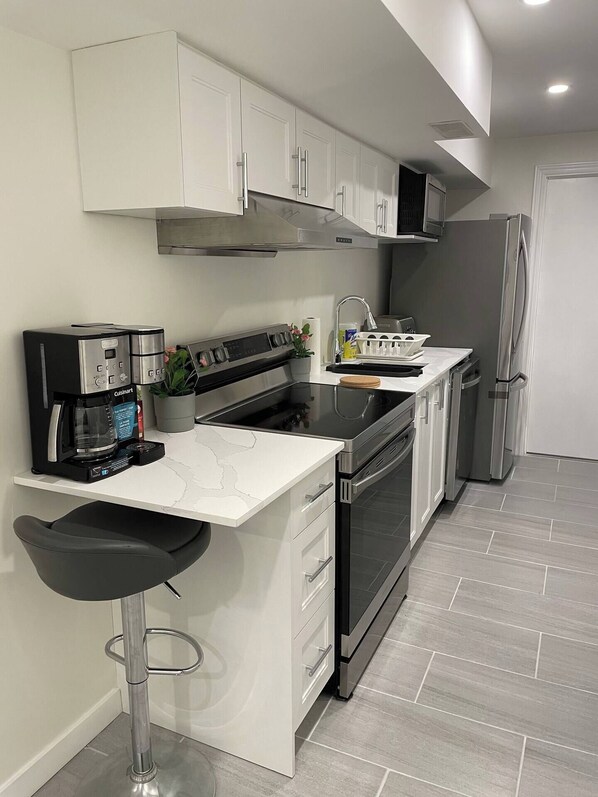 
“The kitchen is well-equipped with almost everything you need.