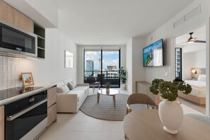 Open floor plan with spectacular views!