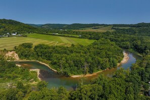 Peaceful Countryside Setting on Private Acreage | Backs Up to River