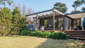 Sizeable sunny backyard