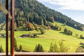 Blick von der Unterkunft