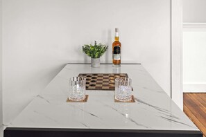 Living Room: Kick back and relax—your cozy home away from home awaits