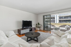 Bright mornings or movie nights—this living space is made for memories.