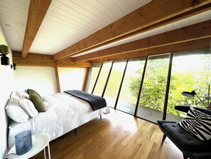 Room darkening shades or wake up to that view!