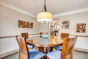 Dining Area | Free WiFi | 2-Story Property