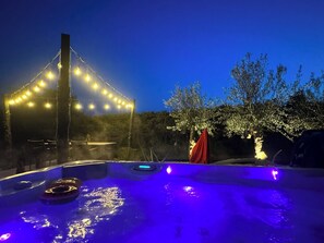 Hot tub on request at a cost | Monument House, Totland
