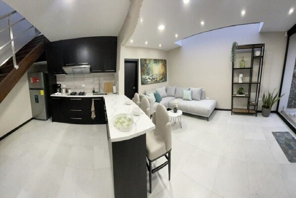 Corporate Apartment with an open concept design 