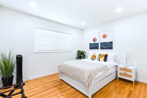 Our 3rd bedroom of the house that comes with a trundle perfect for your kids.