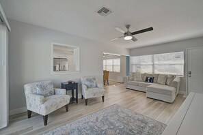 One of Two comfortable living spaces in this peaceful home