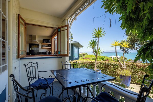 Your private veranda at Tasman Suite