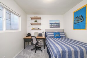 Extra long double bed