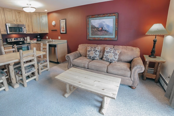 Living Room with Sleeper Sofa