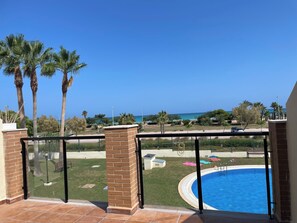 Vistas desde la terraza de las habitaciones