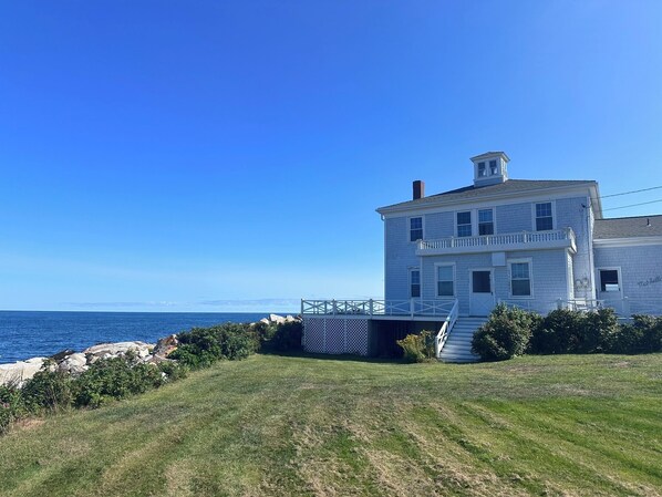 Rear side of house