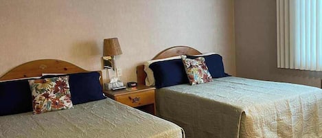 comfortable queen beds.