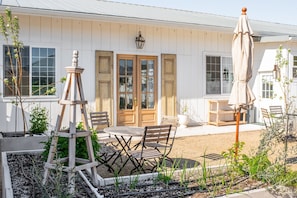 back patio area