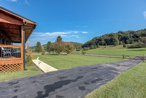 Driveway looking at front yard