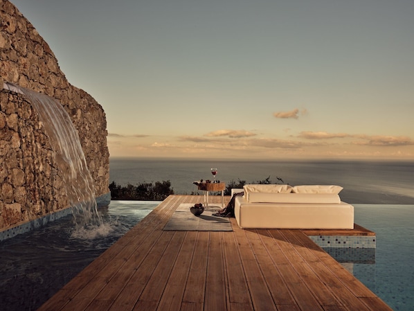 Thrilling Zakynthos Villa | Villa Rufus | 1 Bedroom | Breathtaking Sea Views | Spacious Furnished Sun Terrace | Private Outdoor Pool | Shaded Outdoor Dining Area | Agios Nikolaos