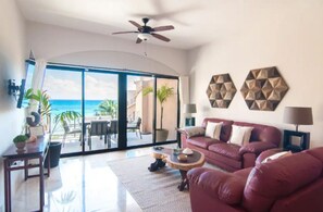 Living Room and Balcony 