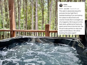 ~Submerge yourself in total relaxation and soak in the peace of the trees and mountain air~