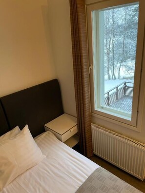 Bed and window view