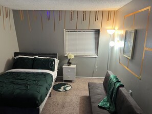 Queen size mattress and futon