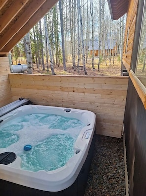 Bain à remous extérieur