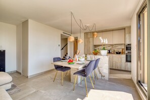 Kitchen and dining area