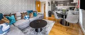 COZY LIVING AND DINING AREA
