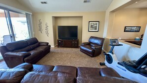 Living Room with Smart TV