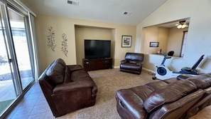 Living Room with Smart TV