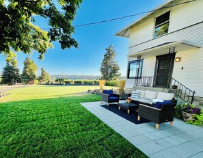 Views of our spansive front yard with views of the valley!