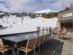 View from ski-in, ski-out location, at base of Rocky Mtn Superchair Lift