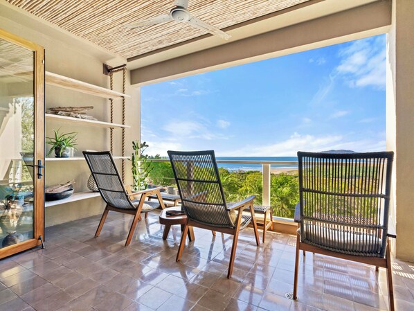 Spacious main floor terrace provides ample seating and simply amazing views!