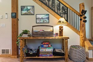 Play classic & modern games in our cozy nook.