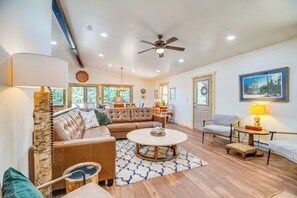 Main Living Area | Smart TV | Board Games | Portable Crib | Main Floor