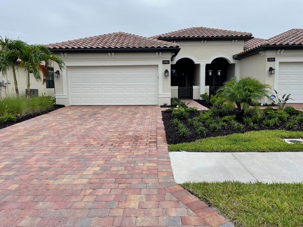 Front of Villa