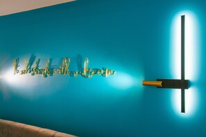 Bedroom feature wall