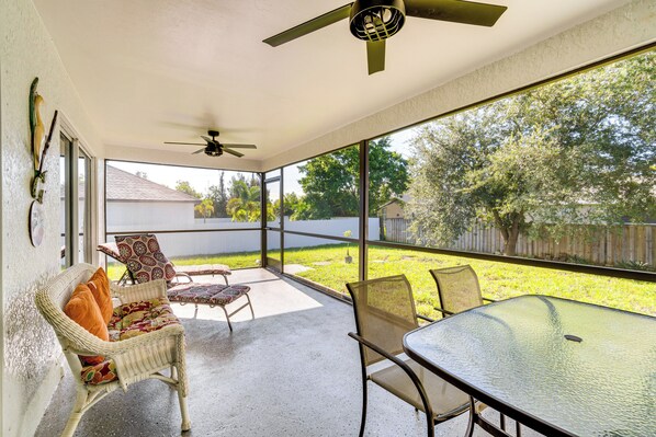 Cape Coral Vacation Rental | 3BR | 2BA | 1 Step to Enter | 2,000 Sq Ft