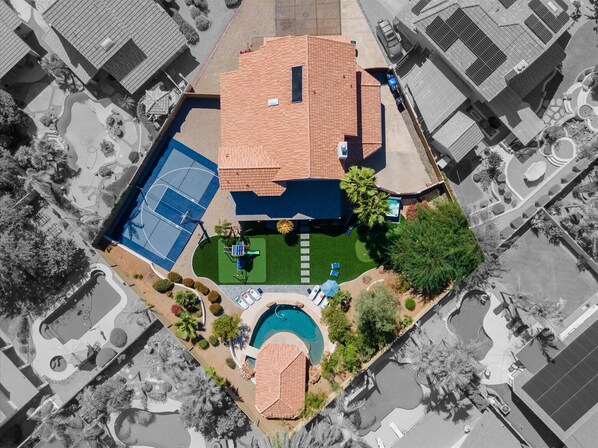 Step into your backyard paradise, where every corner is designed for relaxation and enjoyment!