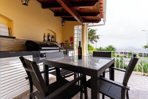 Outdoor dining area