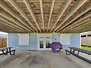 Ground Level Covered Patio