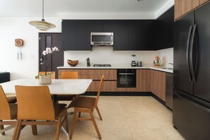 Elegantly designed kitchen with all amenities & conveniences