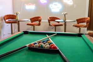 Pool table decor 