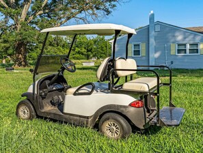 Golf cart included in rental