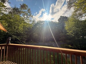 Evening views from deck