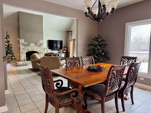 Breakfast Table Next to Kitchen